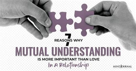 mutual understanding meaning in relationship.